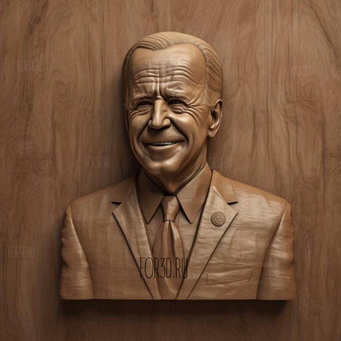 joe biden 1 stl model for CNC